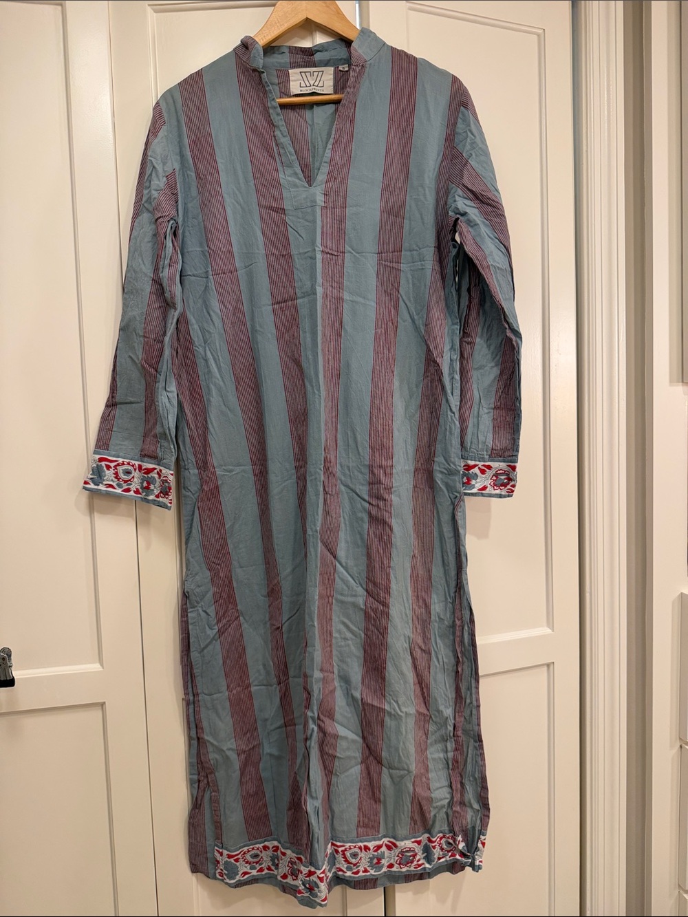 SZ BlockPrints Cotton kaftan